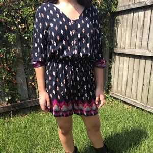 Patterned Romper